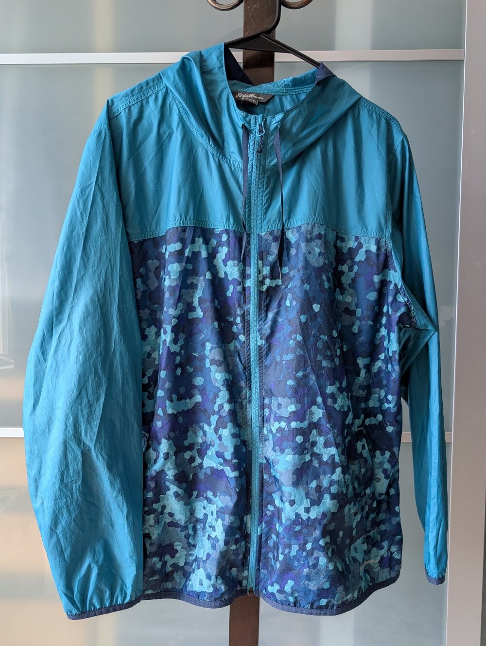 Eddie Bauer Women's 2XL Teal Lightweight Windbreaker